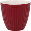 GreenGate Latte Cup Alice claret red