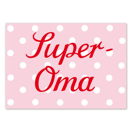 Krima &amp; Isa, Postkarte Super Oma