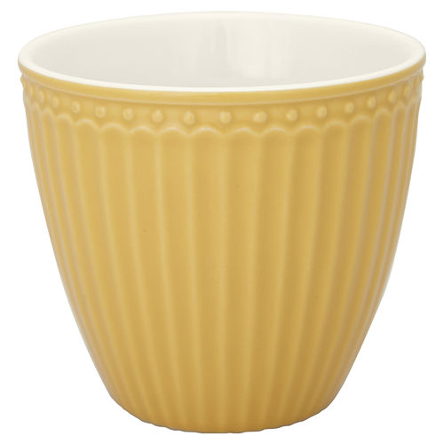 GreenGate Latte Cup Alice mustard gelb